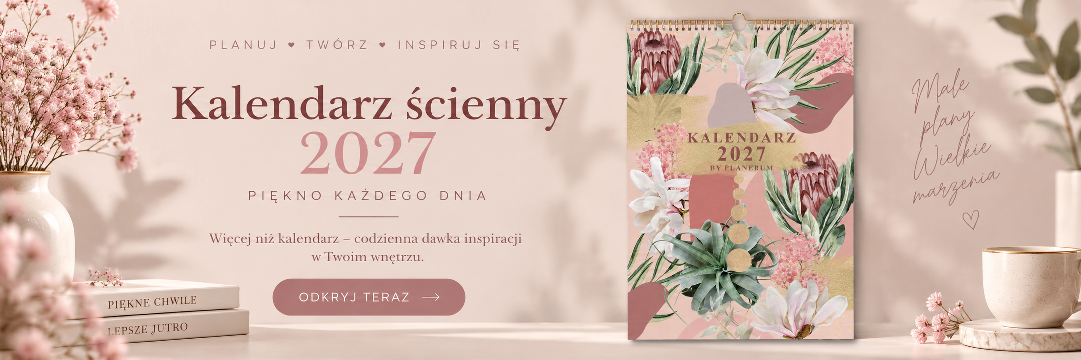 Kalendarze ścienne na spirali